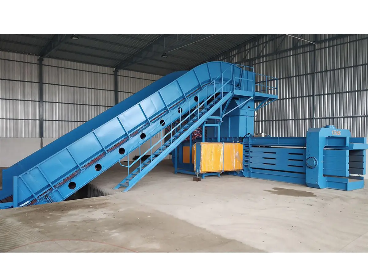 Automatic Waste Paper and Plastic Baler