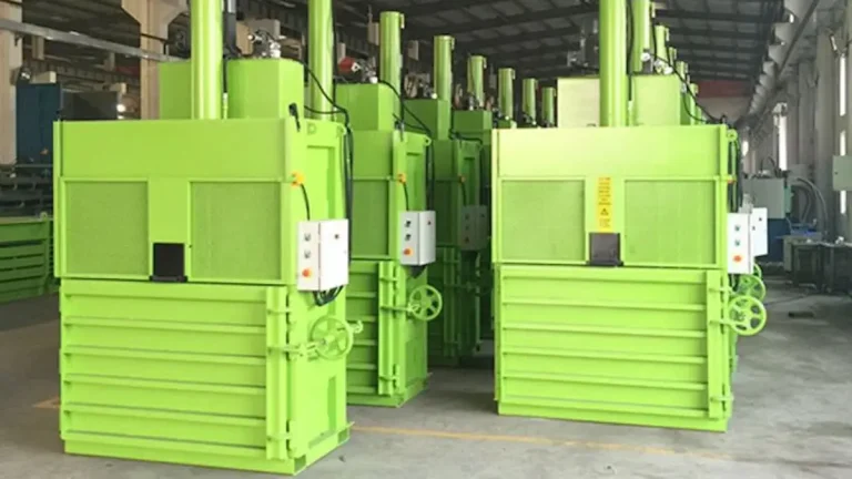 PET bottle baler machine