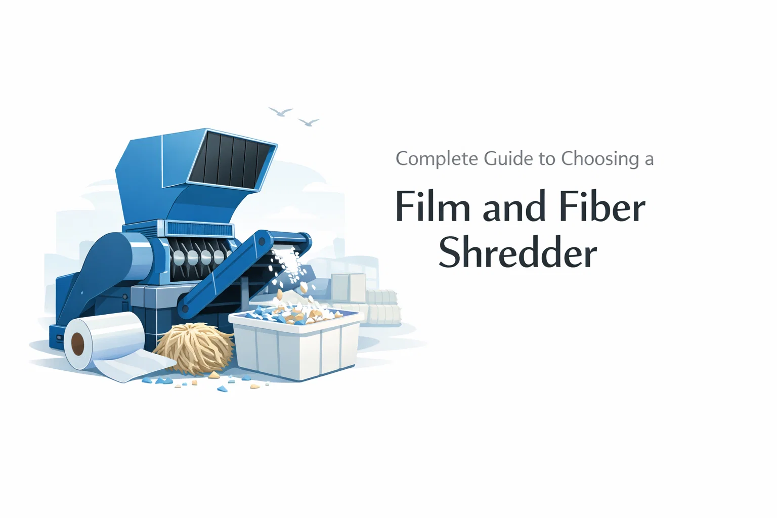دليل شامل لاختيار آلة تمزيق الأفلام والألياف