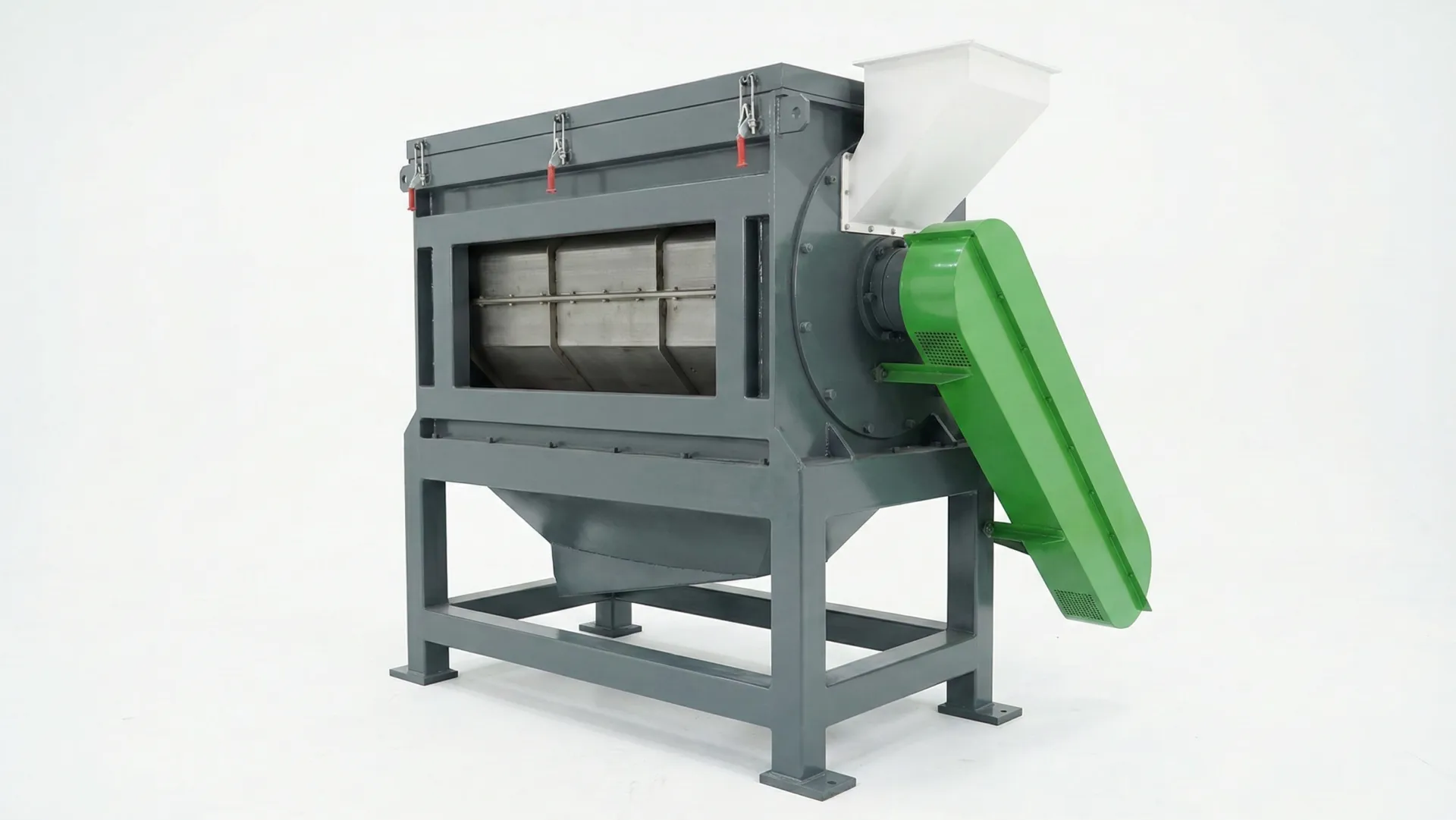 High-Speed Friction Washer Machine for Scrubbing and Cleaning Dirty Plastic Flakes