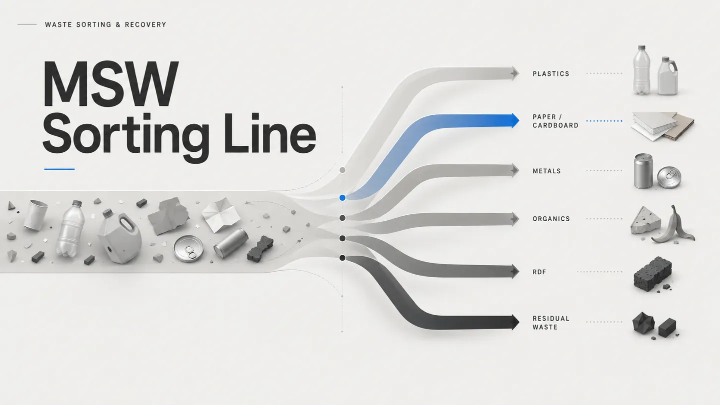 MSW Sorting Line: How Municipal Waste Sorting Systems Work