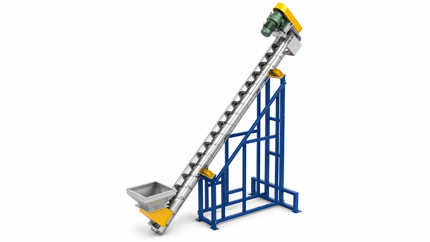 Screw Conveyor for Plastic Recycling