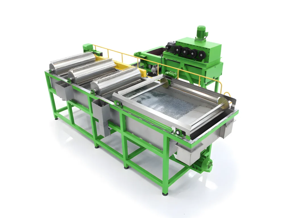 Sink-float tank for PET bottle recycling in workshop