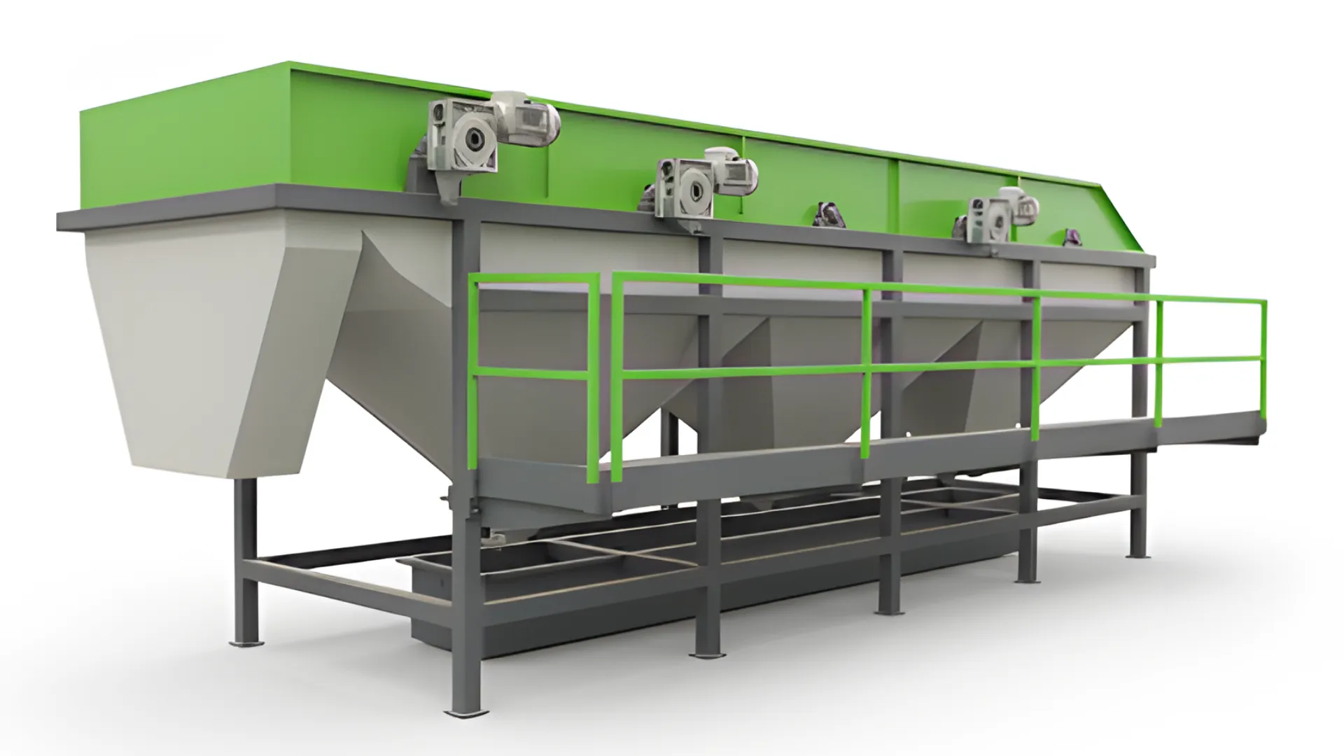 Sink-Float Separation Tank for Plastic Recycling