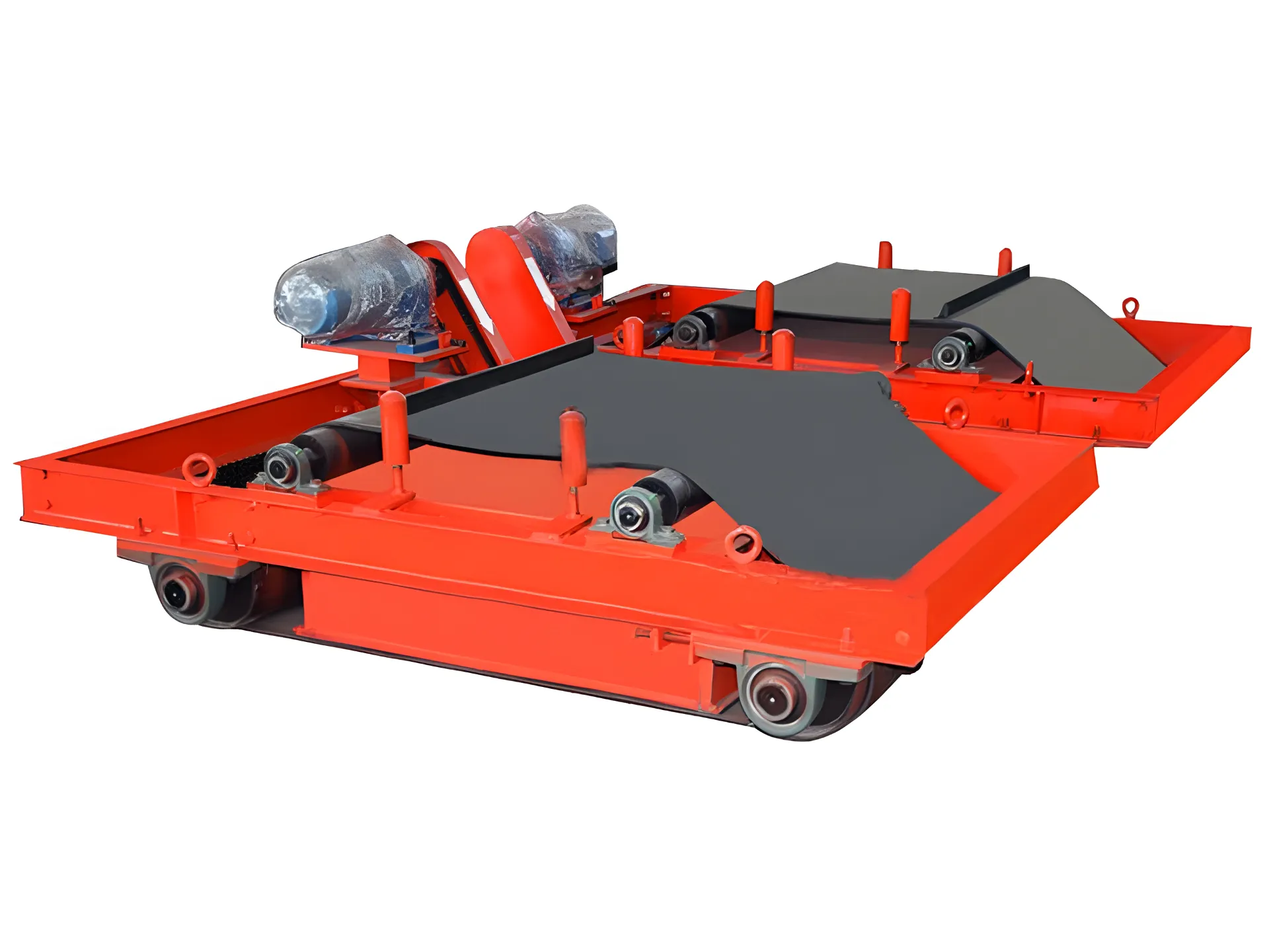 Подвесной саморазгружающийся магнитный сепаратор