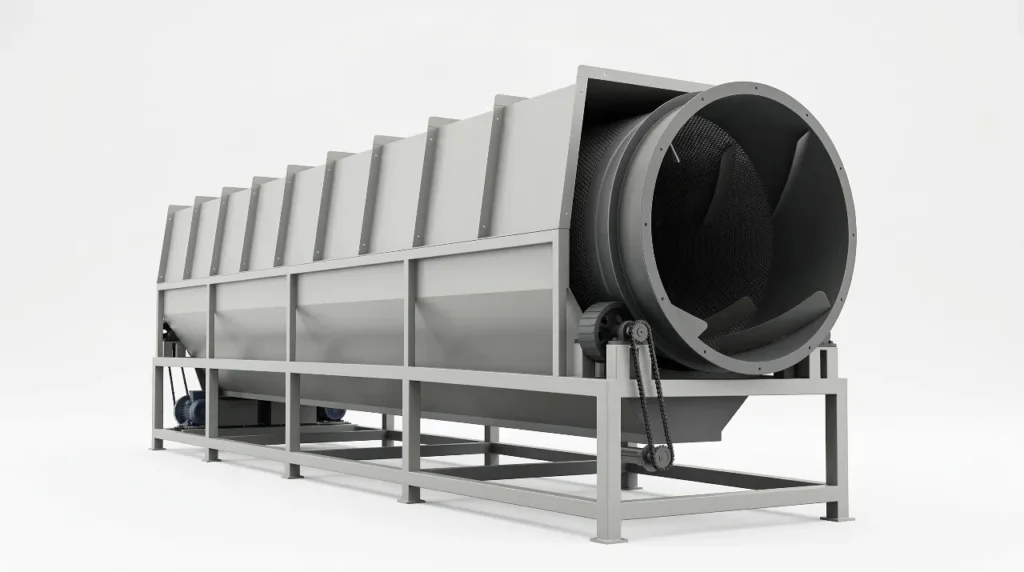 Trommel Screen Rotary Drum Screening Machine