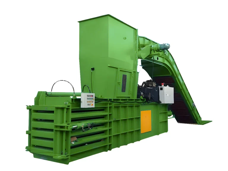 Waste paper baling machine
