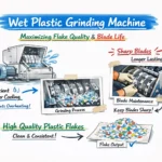 Wet Plastic Grinding Machine: Maximizing Flake Quality & Blade Life