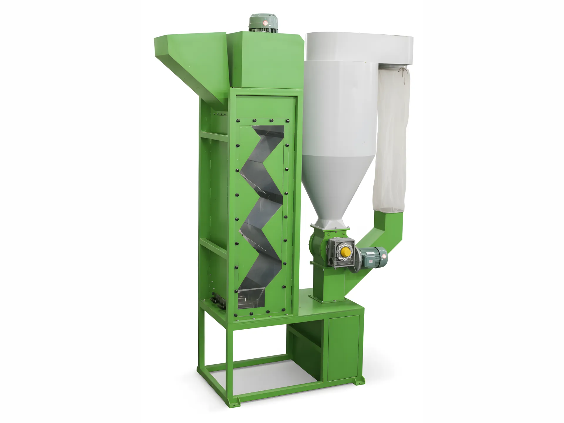 Zig-Zag Air Classifier for Plastic Recycling