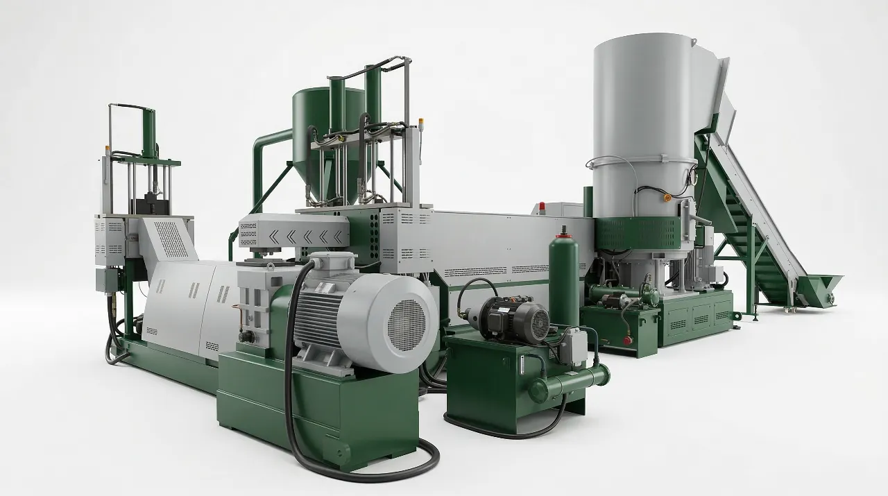 Single-screw pelletizing machine main unit