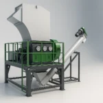 High-efficiency wet plastic granulator for recycling and reprocessing plastic waste