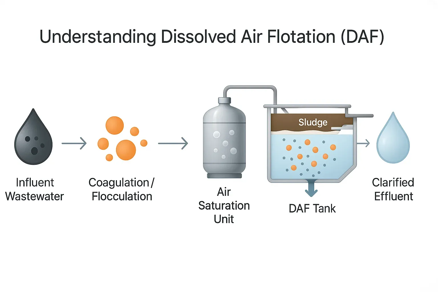 What is DAF? Dissolved Air Flotation Working Principle Explained