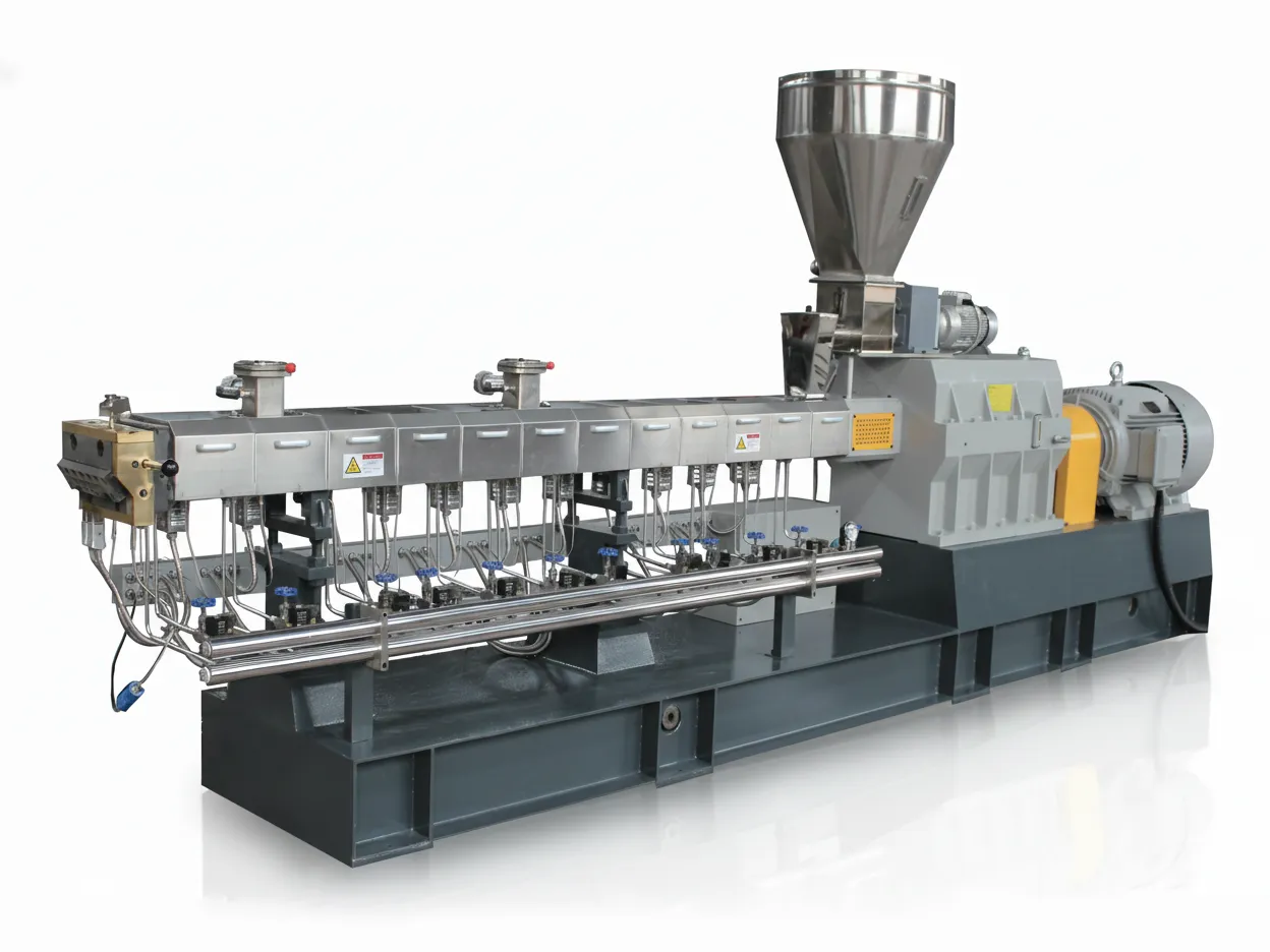 Ligne de granulation à double vis