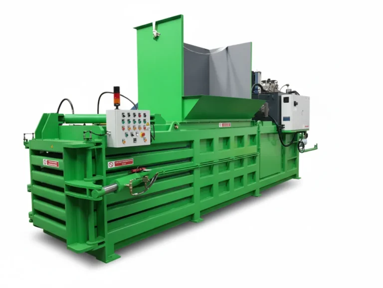 Premium semi-automatic horizontal baler machine