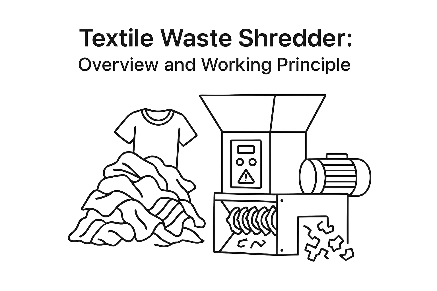 Textile waste shredder: Overview and Working Principle