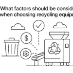 Факторы, которые необходимо учитывать при выборе оборудования для переработки отходов塑料?