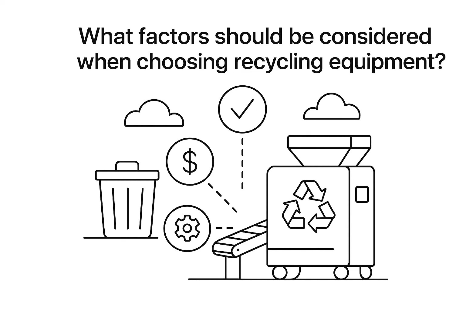 Ce factori trebuie luați în considerare la alegerea echipamentului de reciclare?