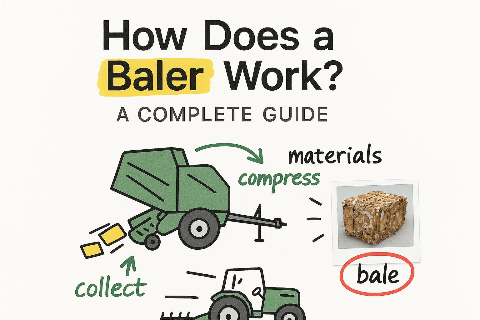 Comment fonctionne une presse à balles ? Un guide complet