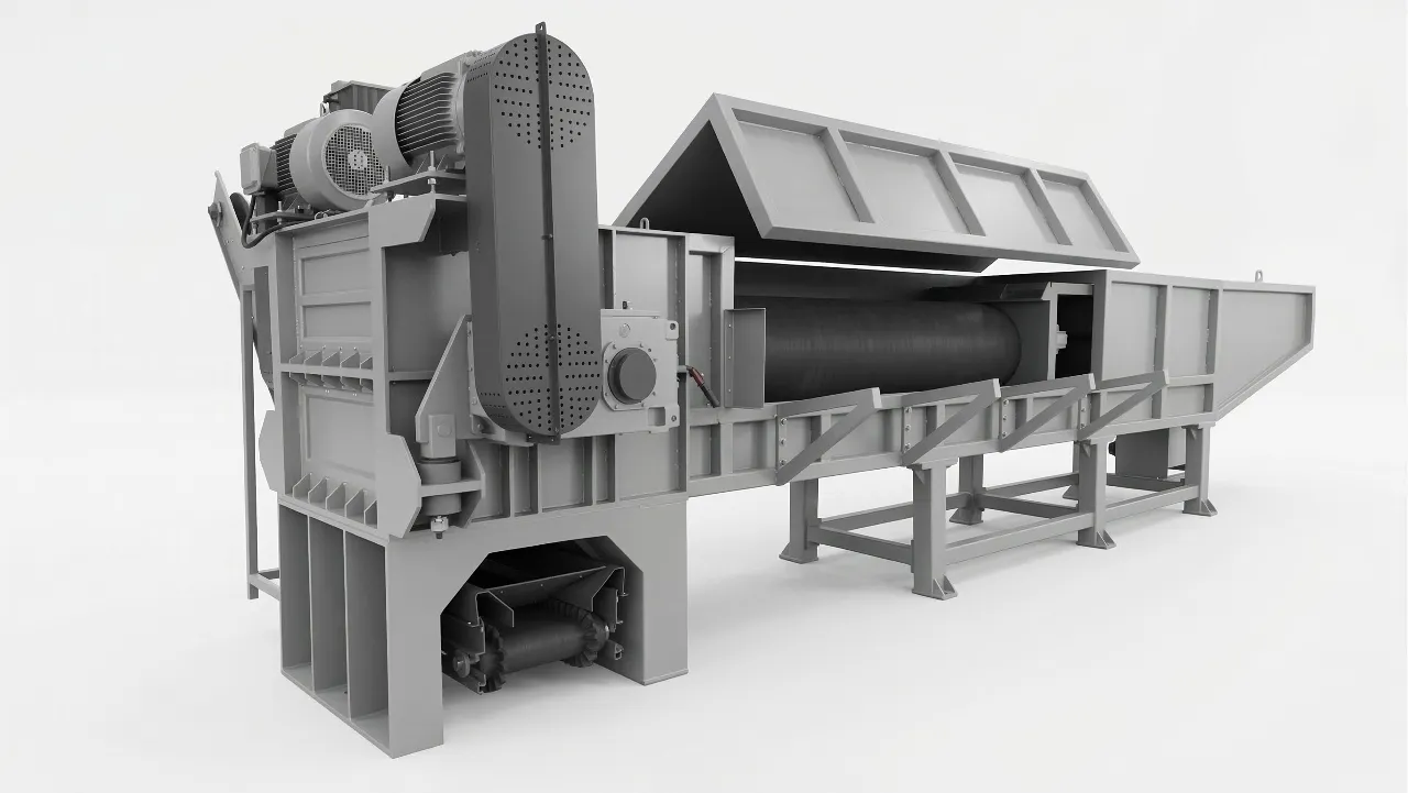 Trituradora industrial de tubos de HDPE para reciclaje a gran escala