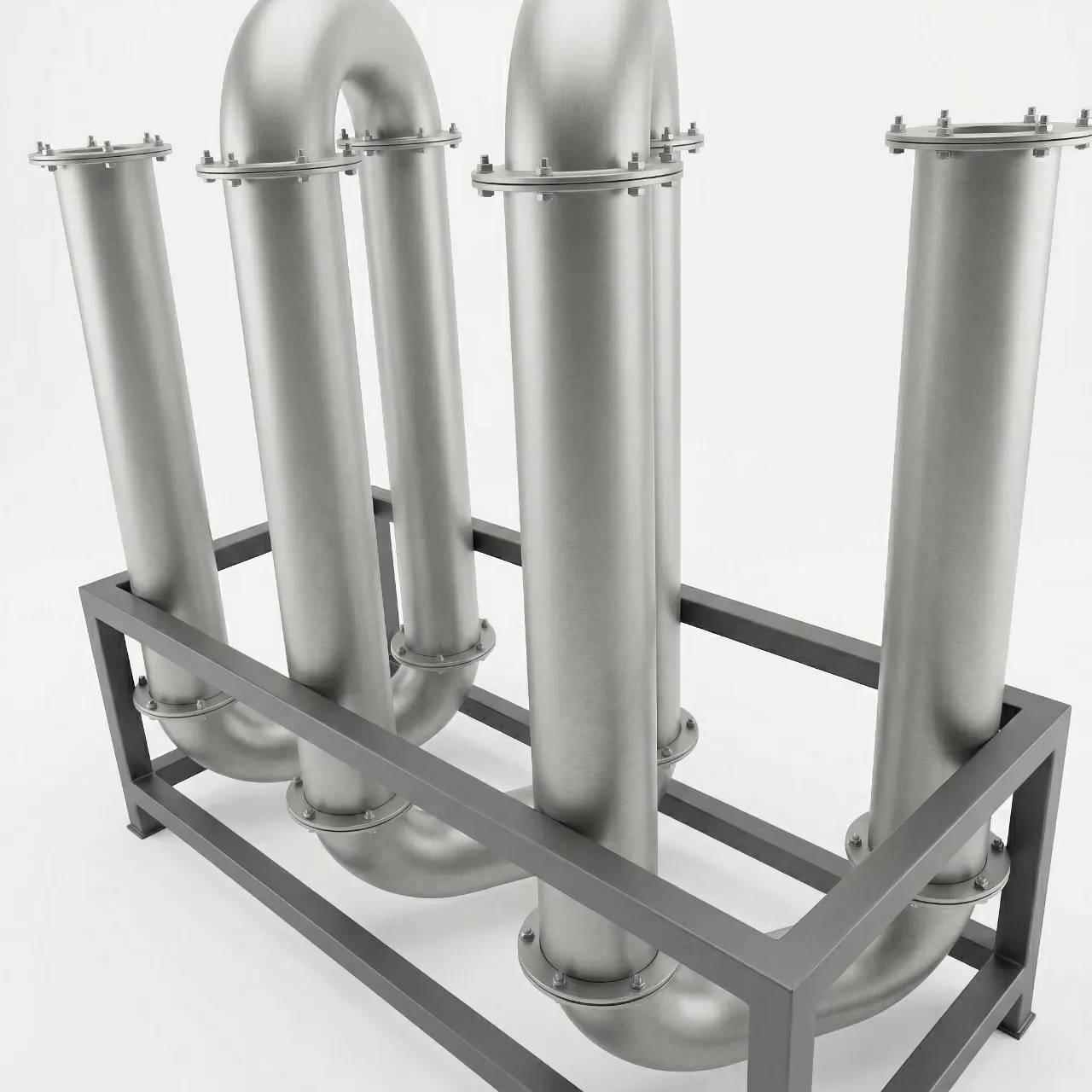 Pipe hot air drying system for plastic recycling