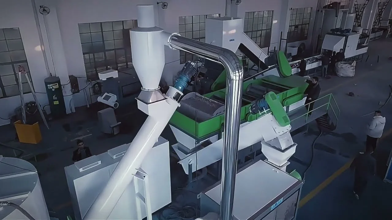 PET Bottle Washing Line in Operation Video Poster