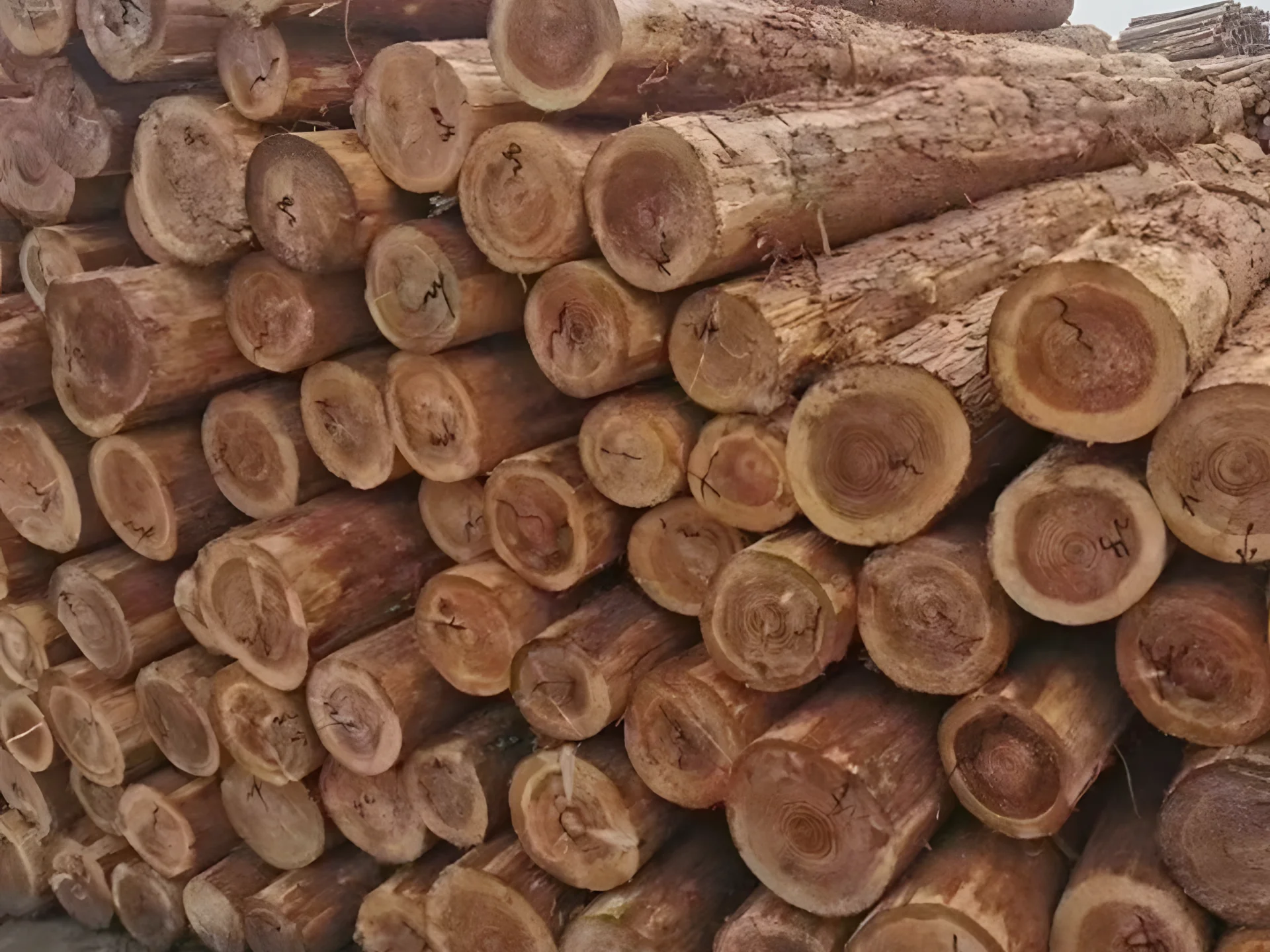 Materiale di scarto in legno per trinciatoi a taglio