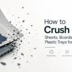 How to Crush PVC Sheets, Boards, and Plastic Trays for Recycling