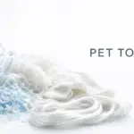 Polyester recycling machine line turning PET bottles and textile waste into reusable fiber