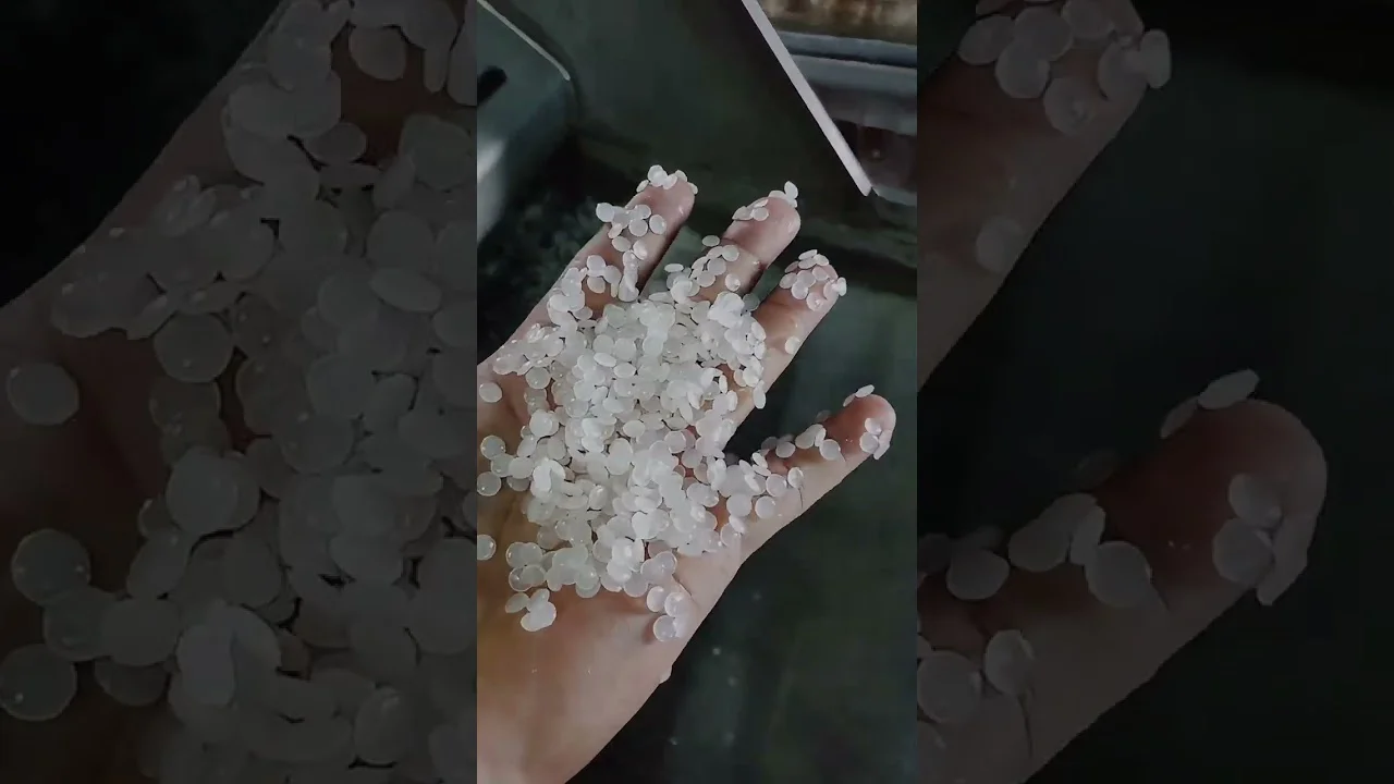 Cutter compactor recycling pelletizing line video poster