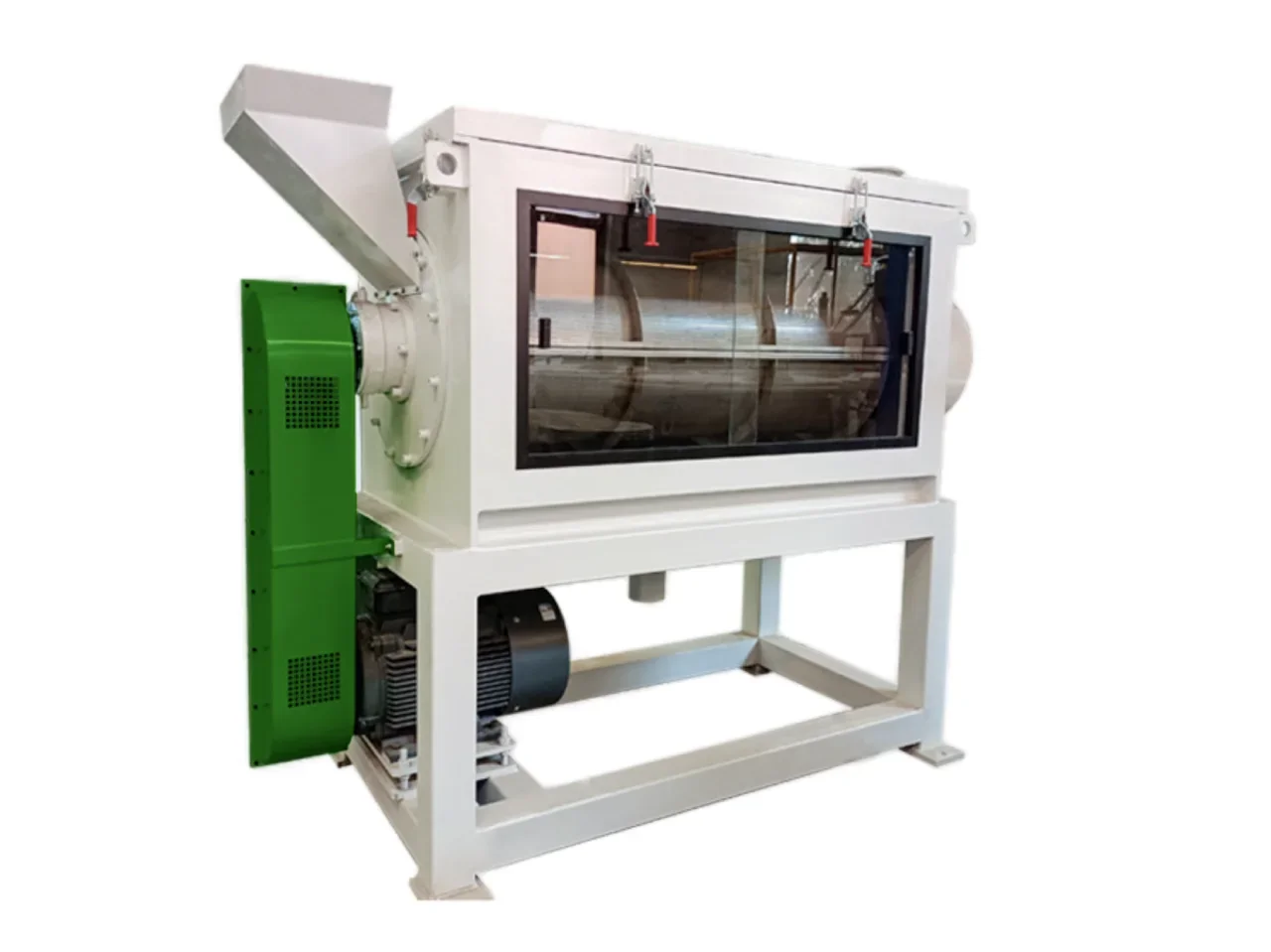 Centrifugal dryer dewatering machine reducing flake moisture
