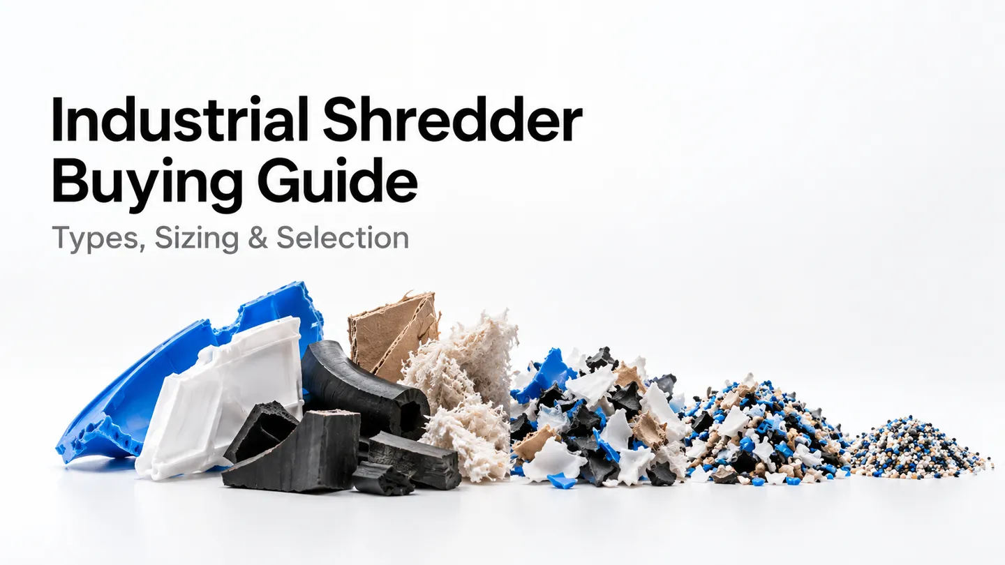 Industrial shredder buying guide: types, sizing and selection