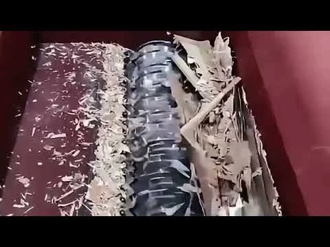 Vista previa de video de trituradora de madera de residuos