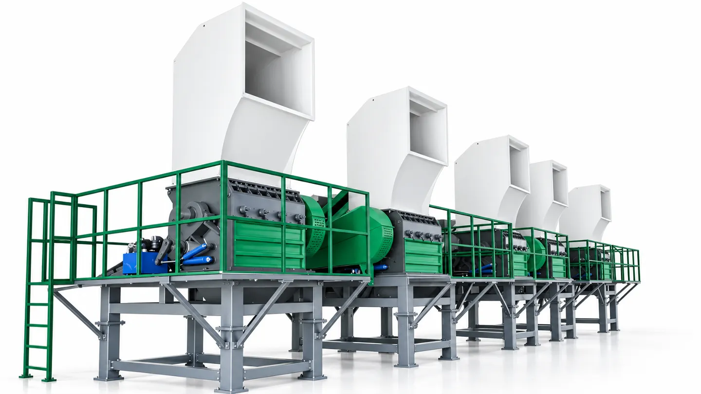 High-performance plastic crushers for efficient plastic recycling